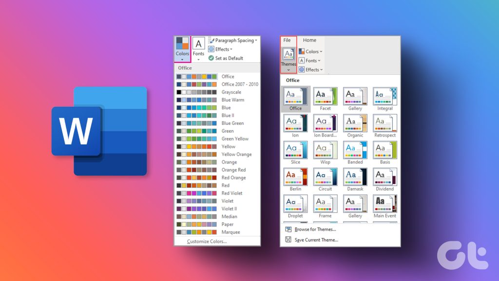 How to Create a Custom Color Set and Theme in Microsoft Word