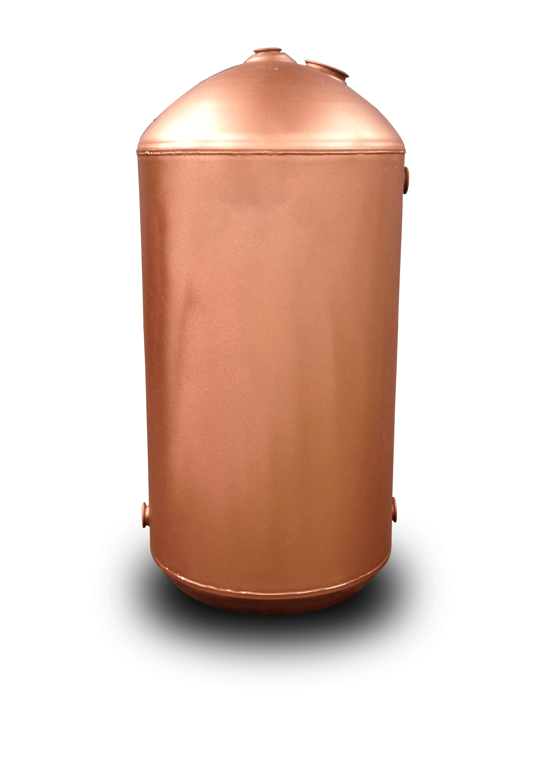 Example of direct/indirect copper cylinder