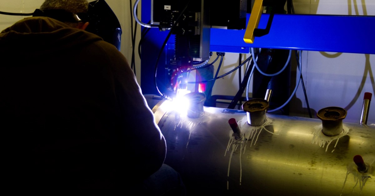 Newark Cylinders' Andrew Smith on new welding machine