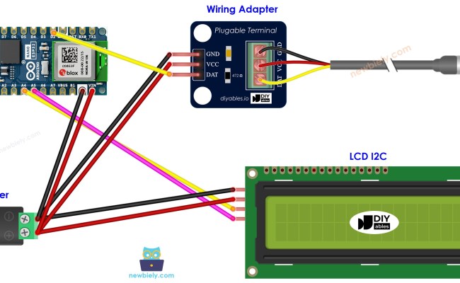 Arduino Nano ESP32 - Capteur De Température - LCD