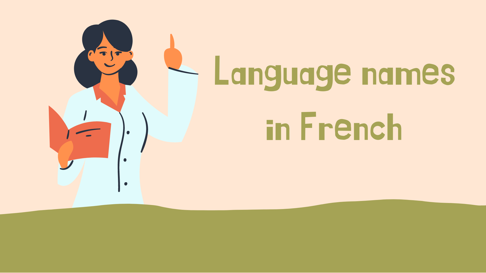 names of languages in French