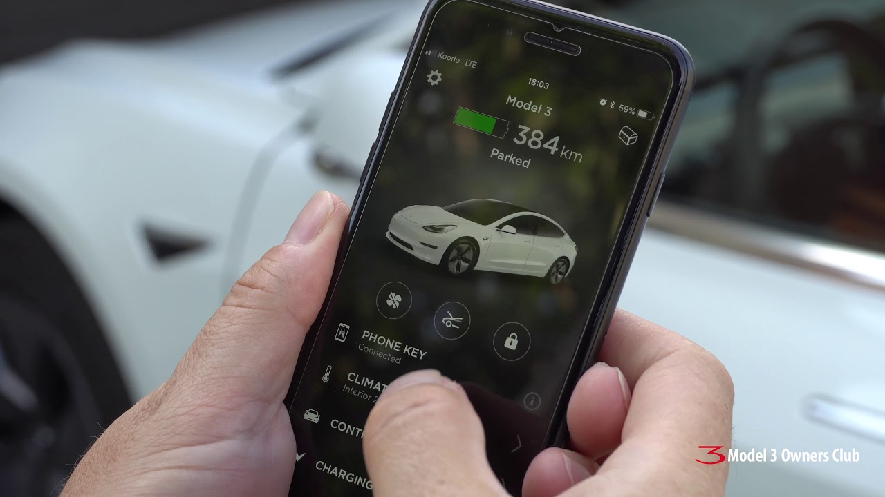 Tesla app
