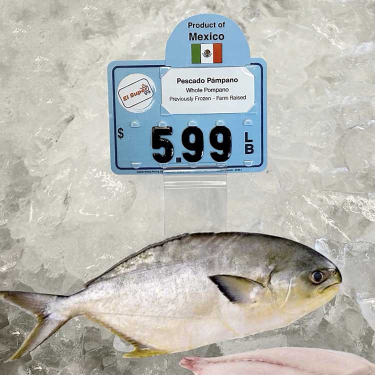 SR-TH Clear Spear Tag Holder for Ice Case Merchandising - Image 6