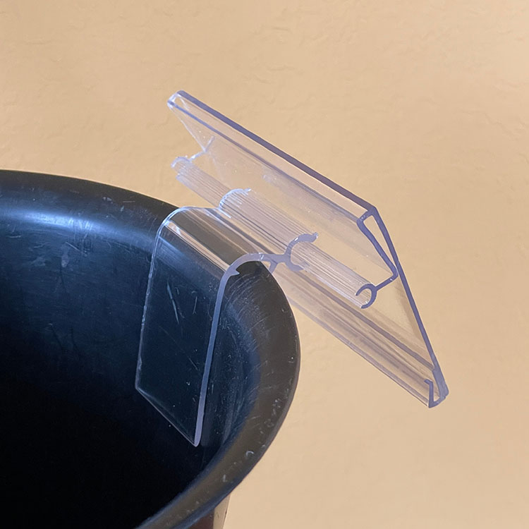 PFC View-Lok™ Plastic Floral Clip for Floral Buckets, Clear - Image 2