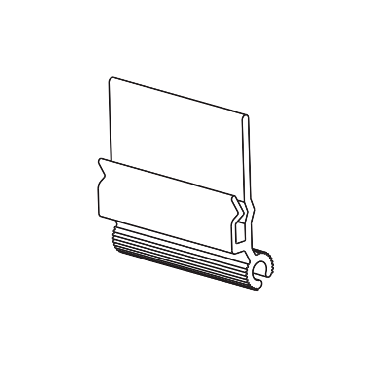 THS View-Lok™ Tag Holder, Snap-In Design, Clear - Image 1