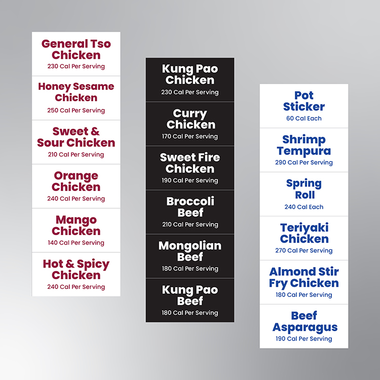 Custom Heat-Resistant Deli Hot Case Tags & Toppers - Image 3