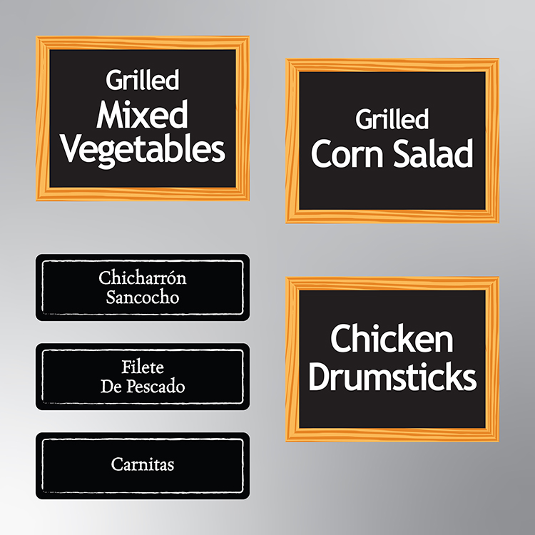 Custom Heat-Resistant Deli Hot Case Tags & Toppers - Image 4