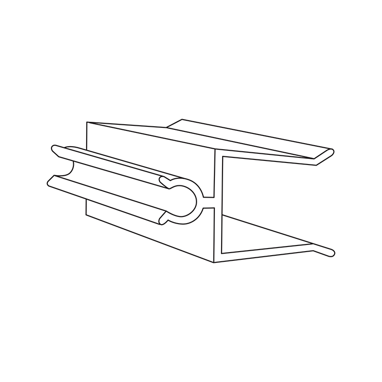 SC750 View-Lok™ Clip for Shelves, Crates, Tables & Bins - Image 1