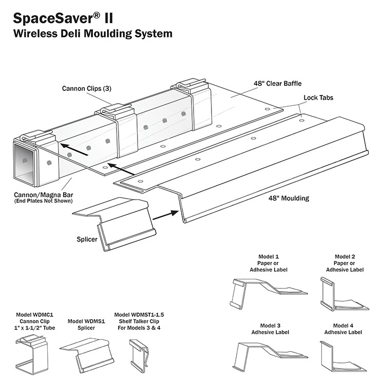WDMST1-1.5 Shelf-Talker Clip - Image 2