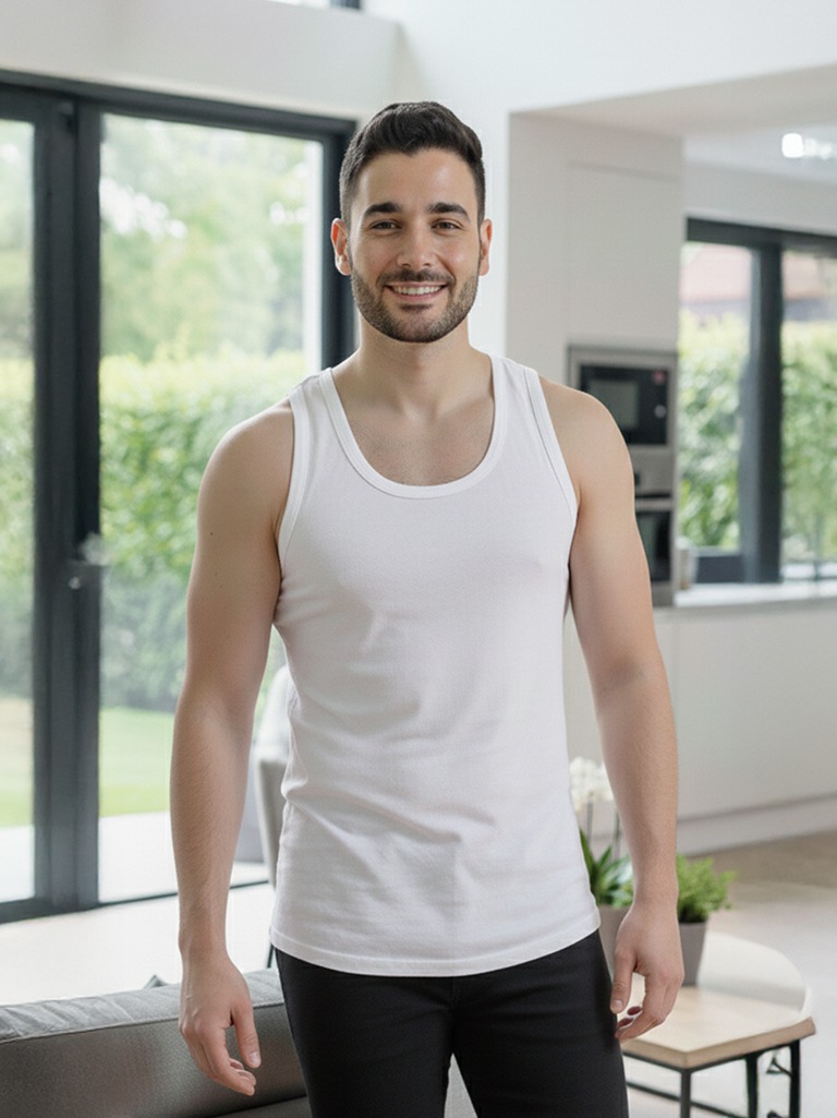 Astra Men’s Vest – Round Neck