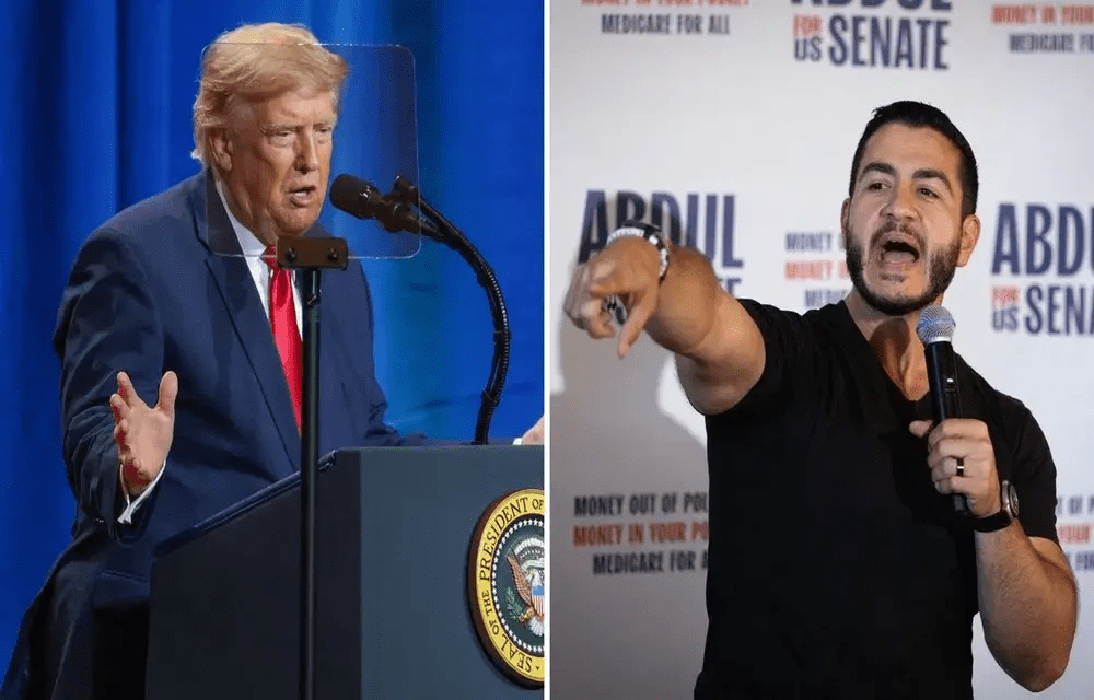 Democratic Senate Candidate Brutally Claps Back After Trump Attacks His Wife