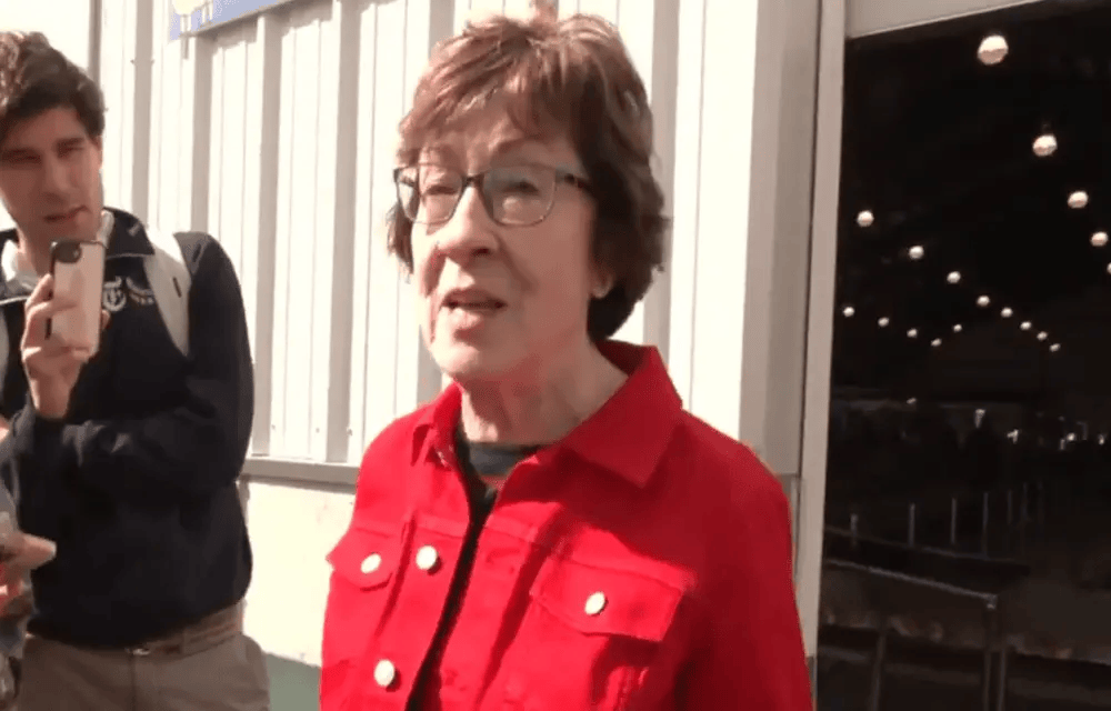 Susan Collins Gets Brutally Heckled During TV Interview: ‘You Can’t Eat Road Salt!’