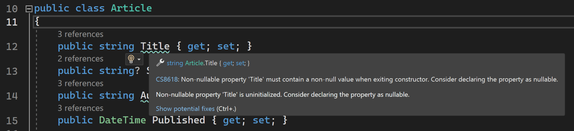 Introducing the C# 11 Required Keyword