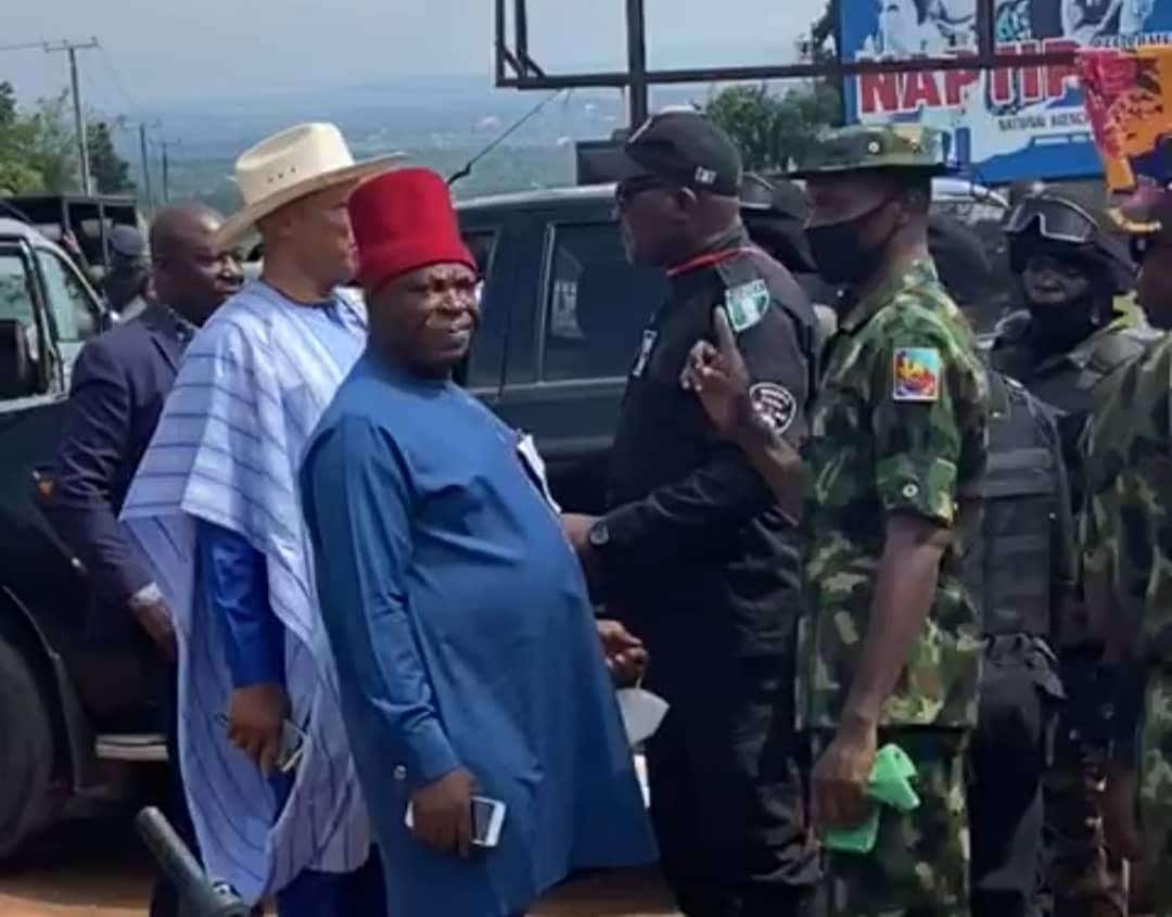 Anambra Election: Soldiers Block APGA’s Victor Umeh From Ihiala Amid Tight Security