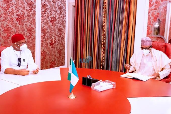 2023: Uzodinma Meets Buhari, Cautions Against Religious Politics