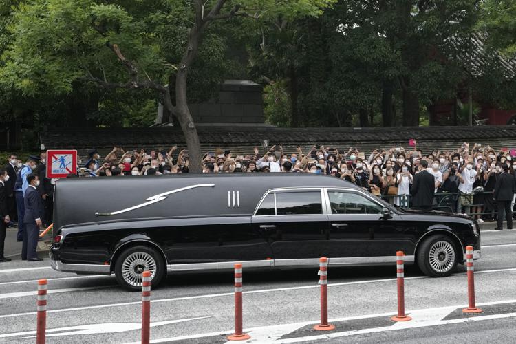 Japanese Say Final Goodbye To Assassinated Former Leader Abe
