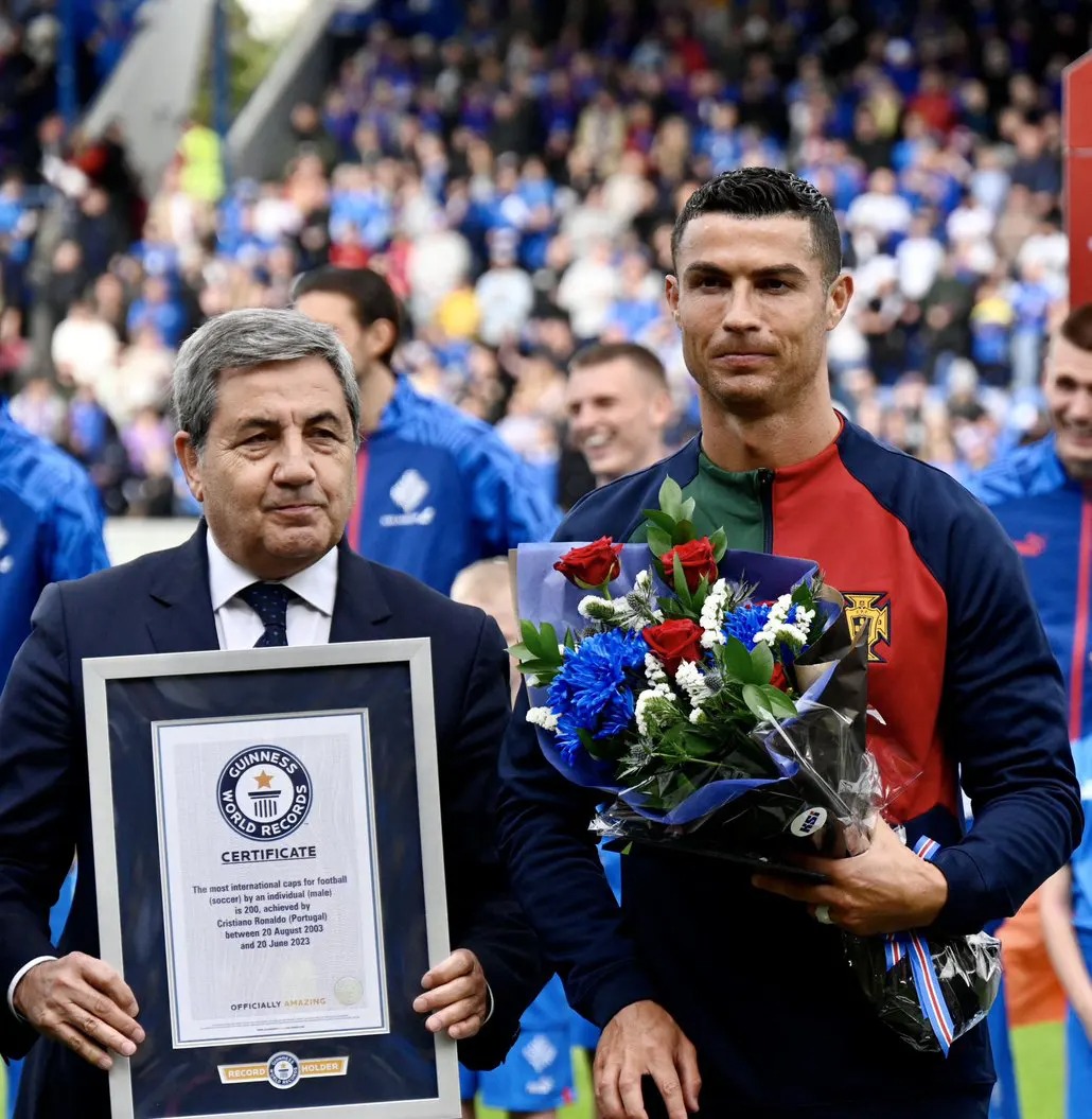 Cristiano Ronaldo Breaks Another Guinness Record 