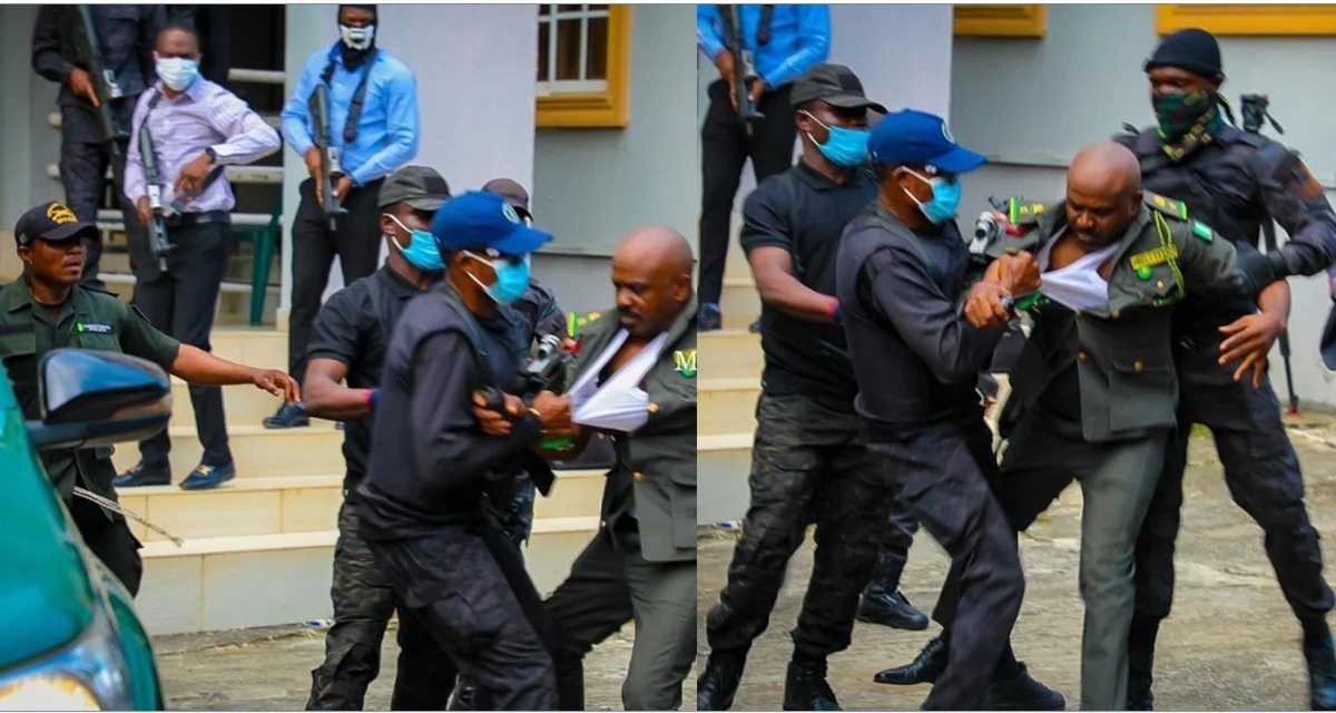 Emefiele's Custody: Nigerians Blast DSS As Investigation Into Fistcuffs With Prison Official Begins