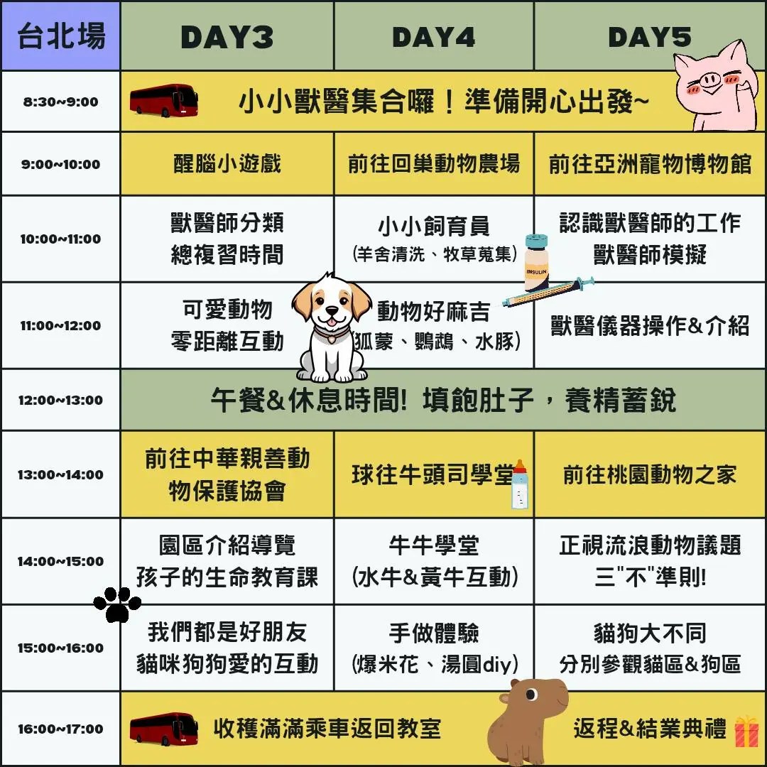 行程表-台北場