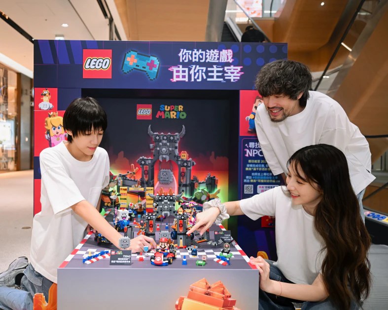 台灣樂高以遊戲為主題，推五大經典遊戲 IP 盒組，結合實體拼砌與虛擬遊戲，打造專屬玩家的創意體驗。