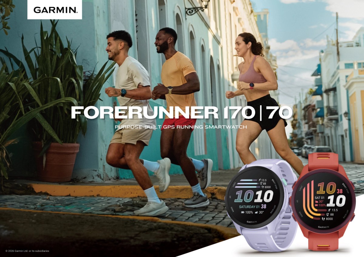 跑不動，用走的也行！Garmin全新 Forerunner 70 與Forerunner 170 輕巧繽紛登場