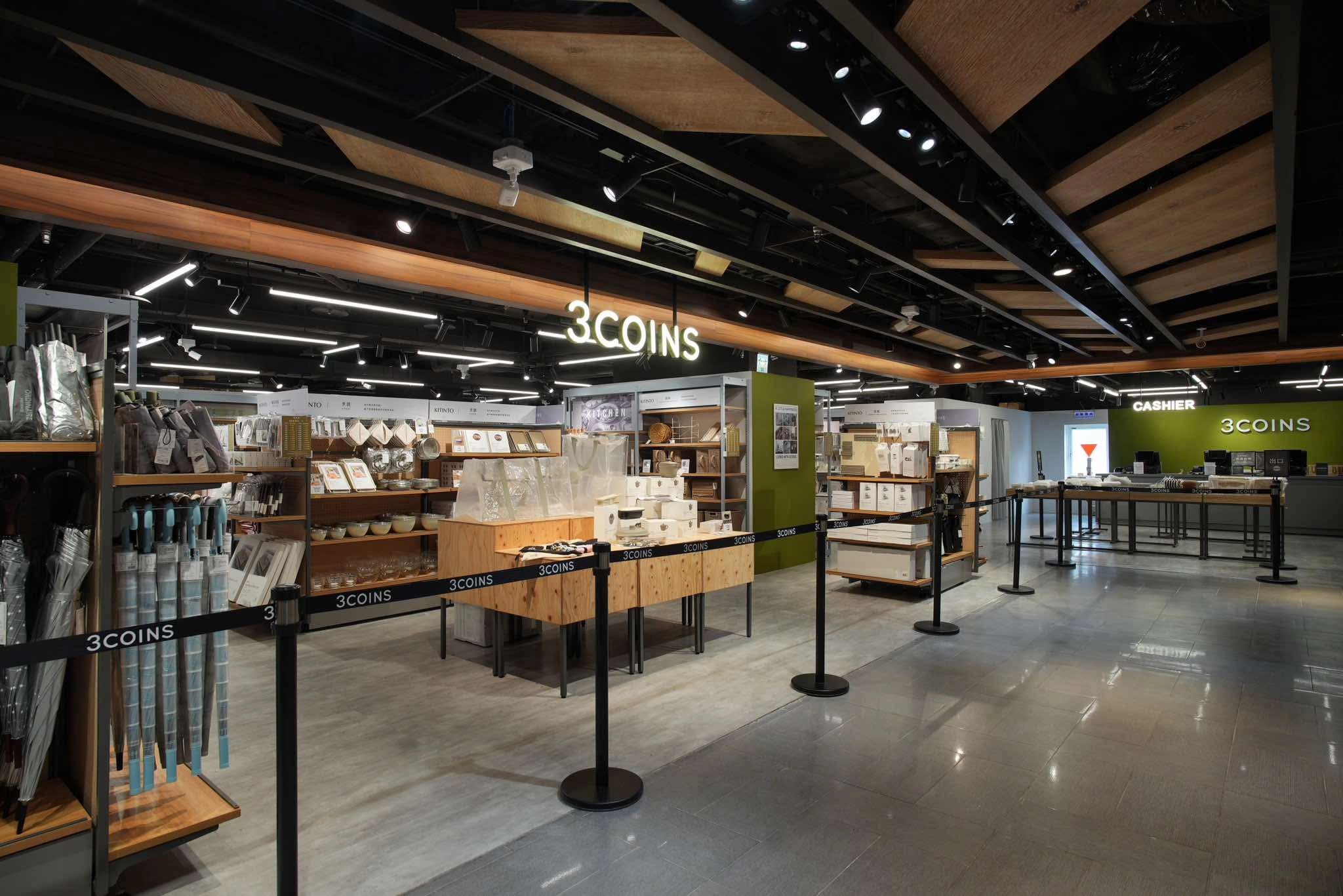 3COINS 台灣一號店進駐誠品生活武昌4樓