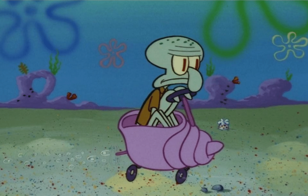 Spongebob says okay and goes to see sandy with patrick. Meme Generator - Squidward angry in shell car - Newfa Stuff