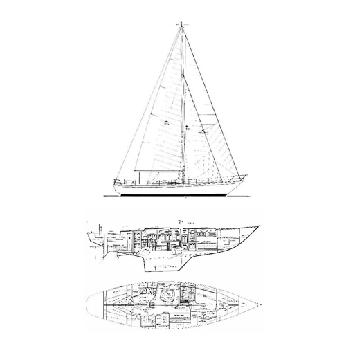 Illustration of a Cheoy Lee Whittholz 53