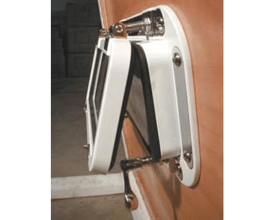 image of step 14 re-adjust window for pressure for Tri-Matrix portlight installation