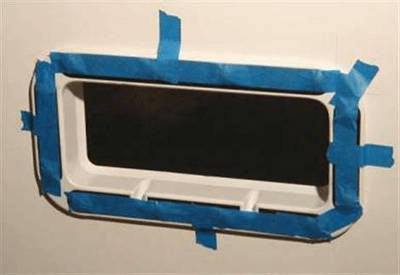 image of step 3 place finish ring for Tri-Matrix portlight installation
