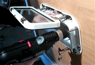 image of step 6 install main frame for Tri-Matrix portlight installation