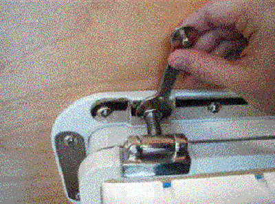 image of step 7a adjust hinge posts for Tri-Matrix portlight installation