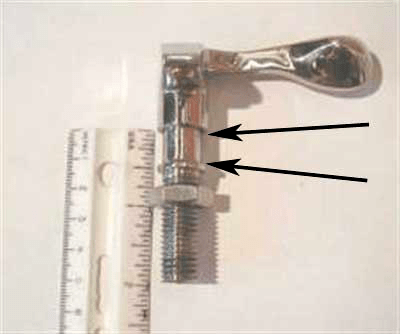 image of step 8a set cam dog for Tri-Matrix portlight installation