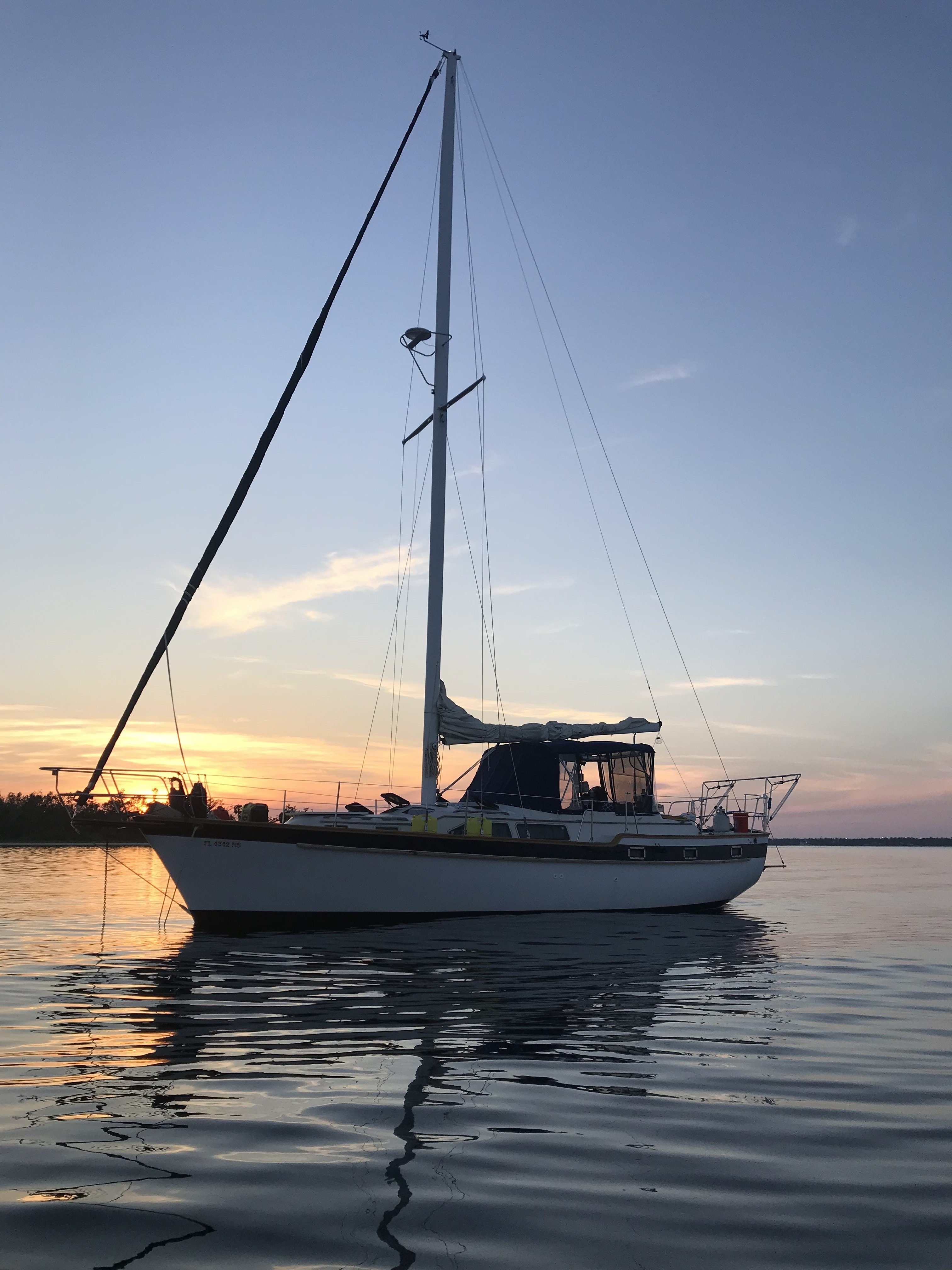 photo of Roy Tucker's boat after New Found Metal Portlights