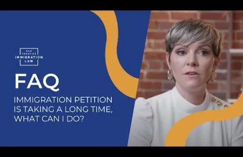 Immigration petition is taking a long time, what can I do?