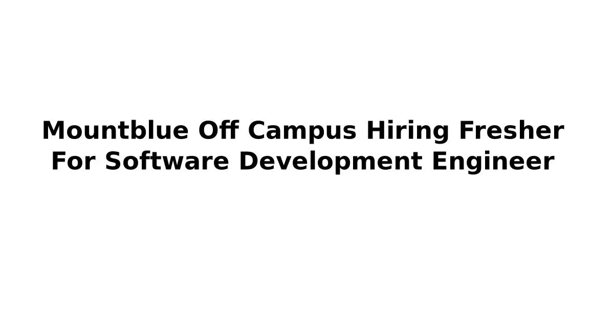 off campus Mountblue