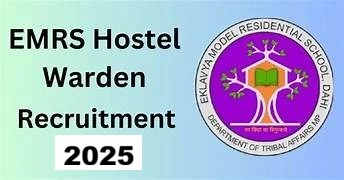 EMRS Hostel Warden Recruitment 2025