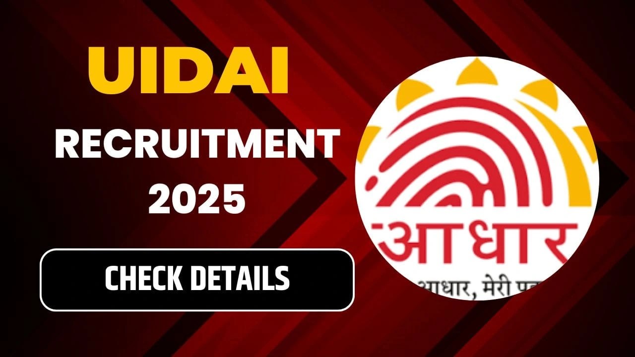 UIDAI Recruitment 2025 – Apply for 06 Technical Officer & Assistant Director Posts