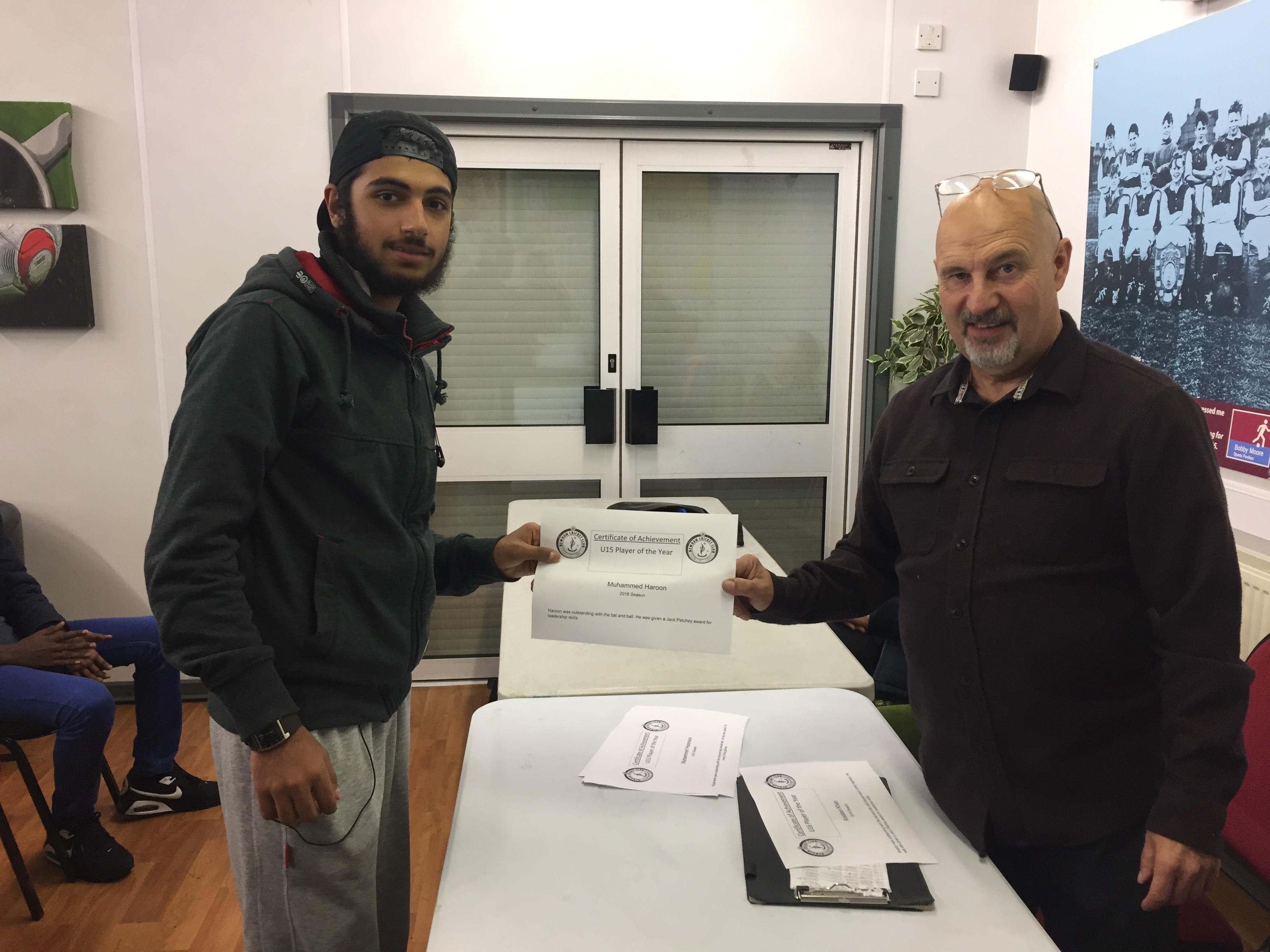 Muhammed Haroon - U15 Player of the Year 2016