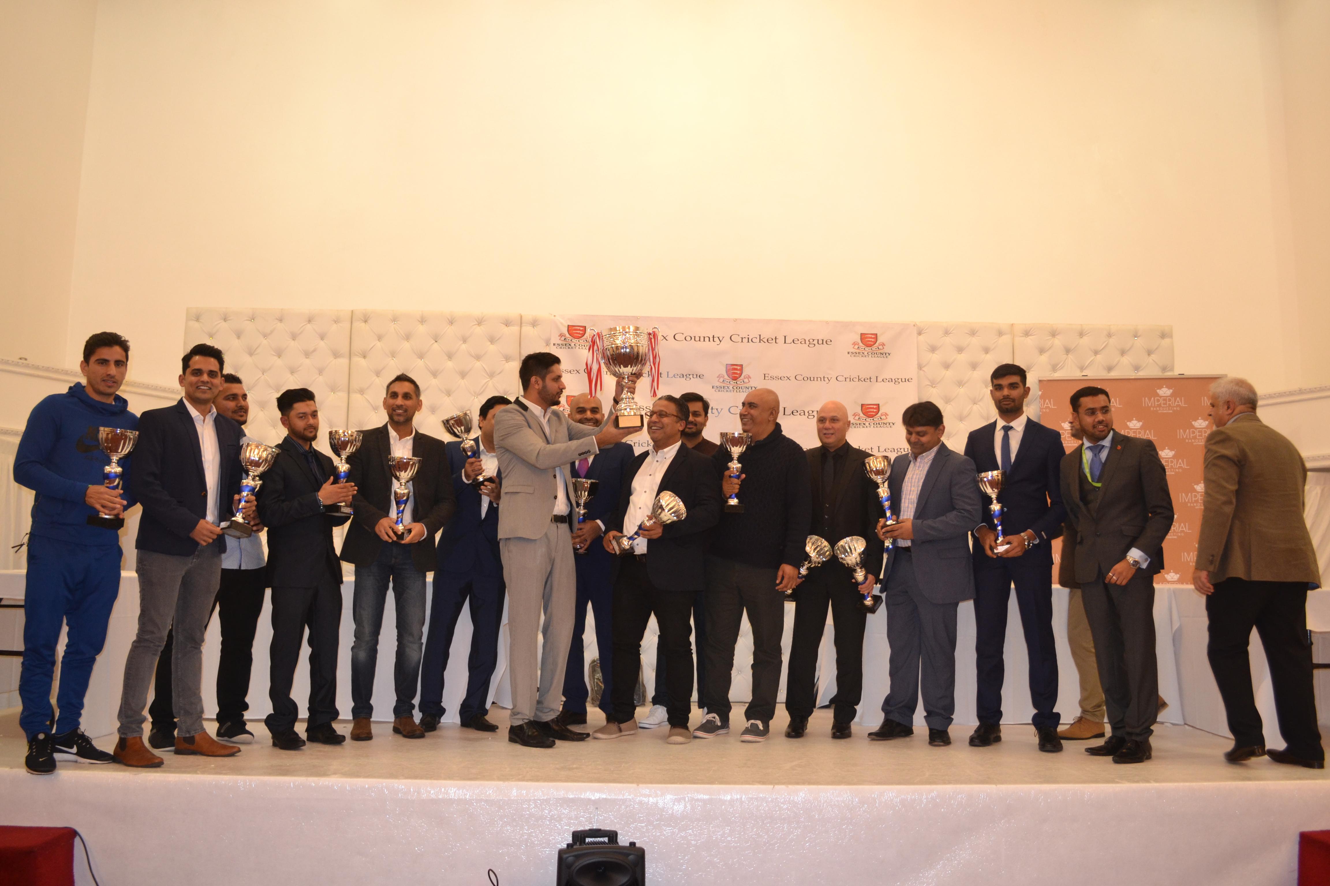 Team lifts the Premier Division Champions Trophy