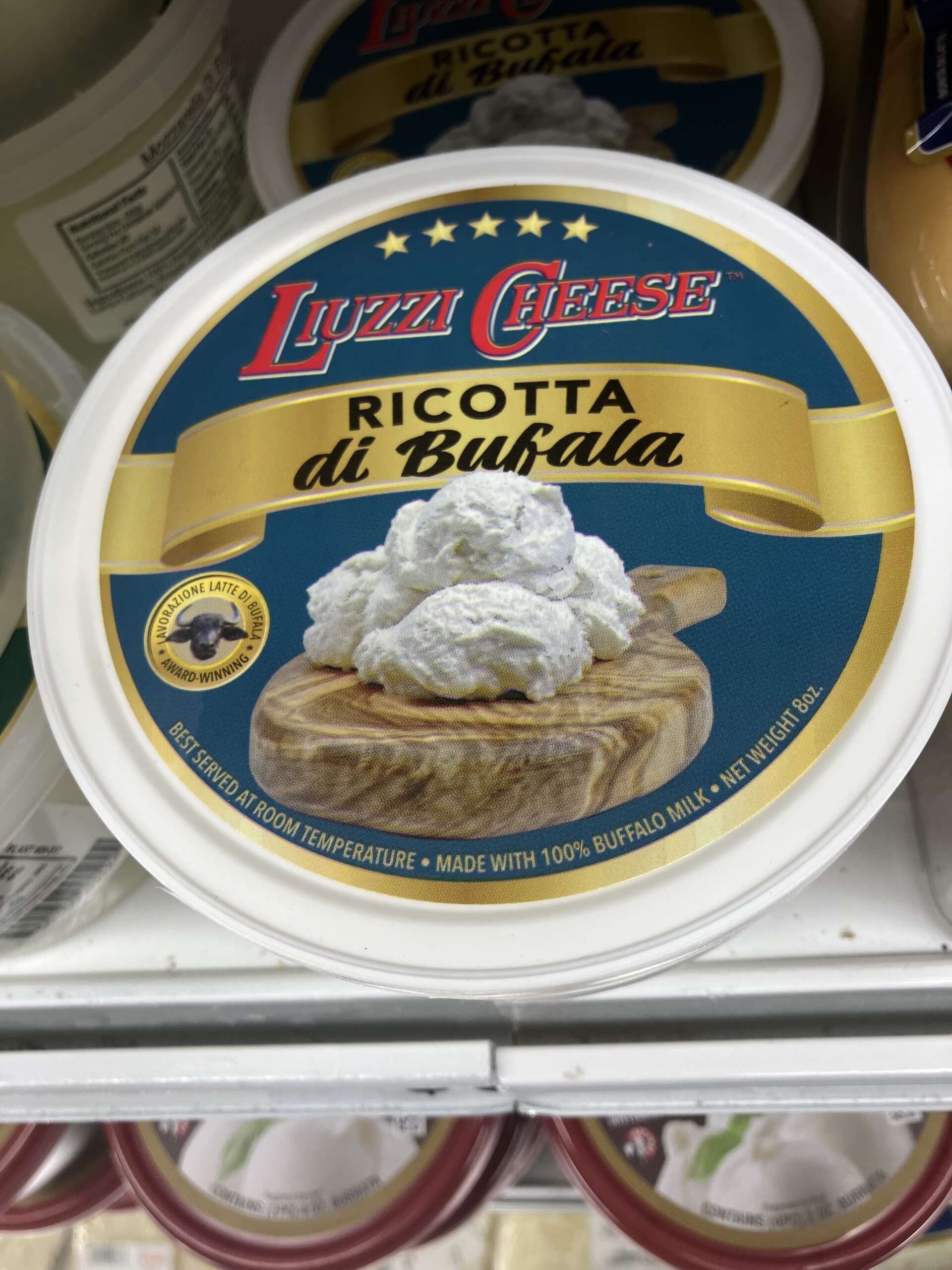 Liuzzi Cheese Ricotta li Bufala (Buffalo Ricotta) - 1lb