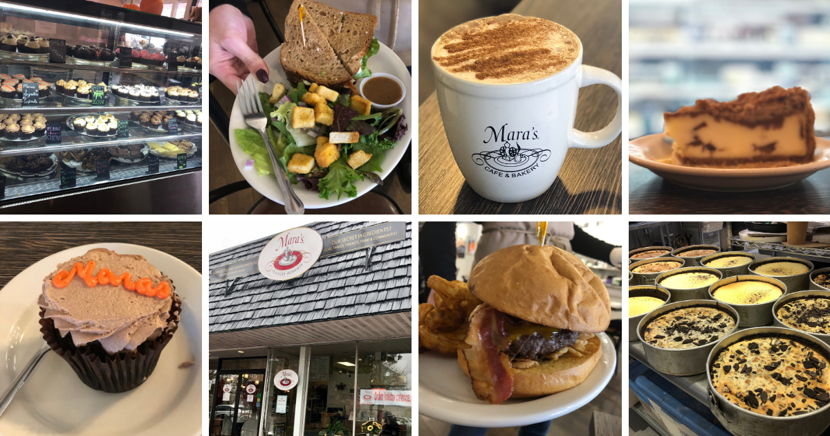 Working from a Coffee Shop Mara's Cafe and Bakery in Denville, NJ