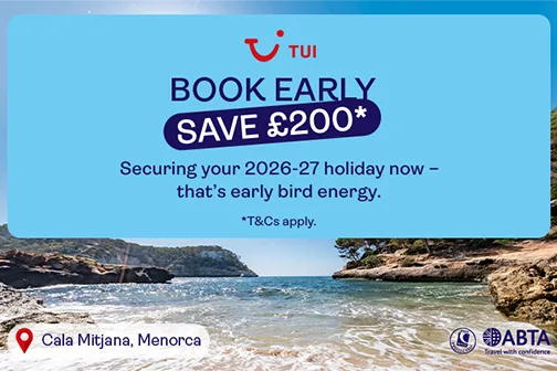 Save up to £200 per booking.* Pop into store to book your next escape.