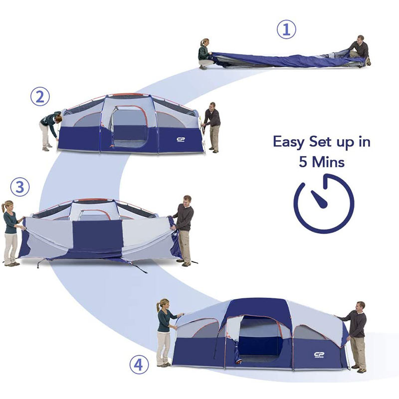 CAMPROS 8-Person Tent