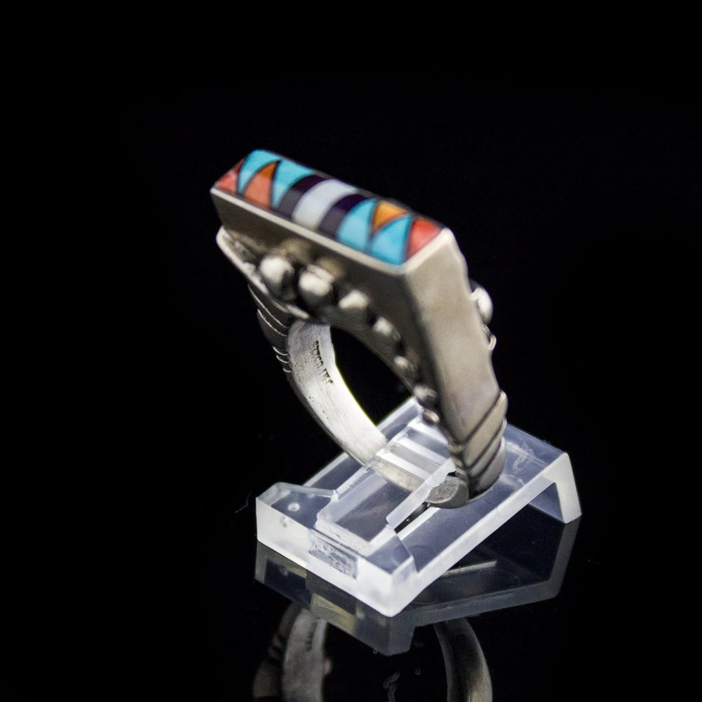 Multi Color Inlay Ring
