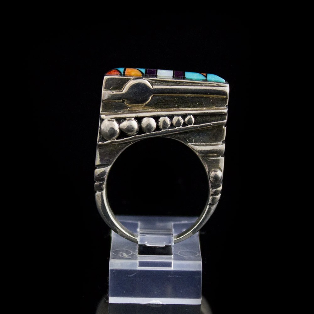Multi Color Inlay Ring