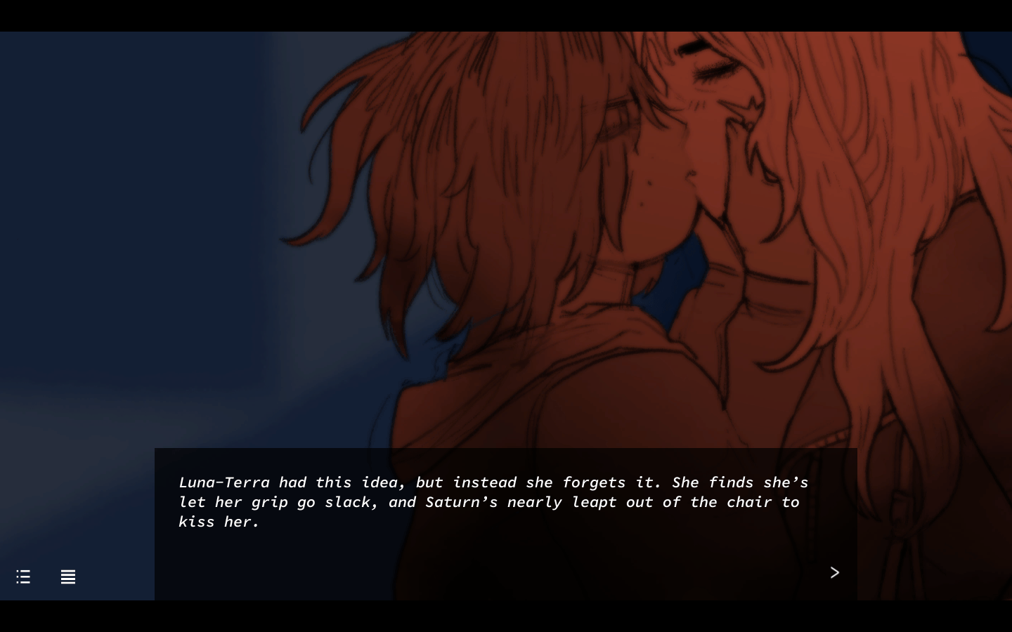 There's just the right amount of smooching in "Heaven Will Be Mine."