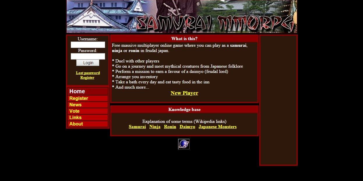 Samurai mmorpg