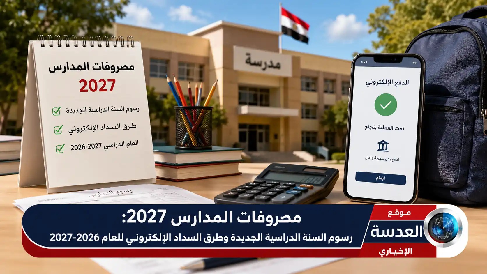 أولياء الأمور يسددون مصروفات المدارس 2027 إلكترونيا عبر الهواتف المحمولة