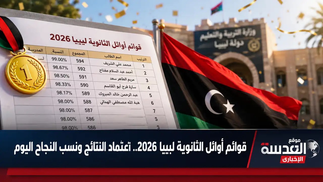 اعتماد نتائج الثانوية العامة ليبيا 2026 والإعلان عن أوائل الأقسام العلمي والأدبي والديني